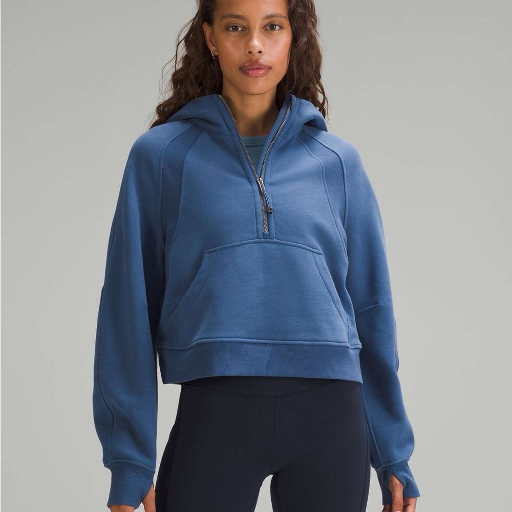 Lululemon Athletica Blue Half-Zip Scuba